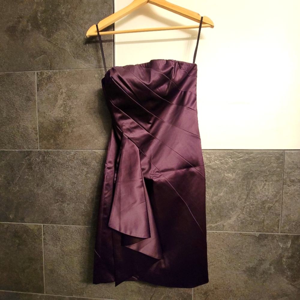 The Limited Strapless Satin Cocktail/ Party Dress